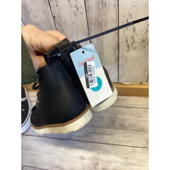 Cat & Jack Toddler Boys' Magnus or Greyson Chukka Boots in Black Size 8 - Picture 4 of 4